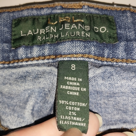 Ralph Lauren Women's Size 8 Sky Blue Regular Leg Blue Denim Jeans - Picture 13 of 14
